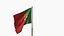 3D Animated  Portugal Flag