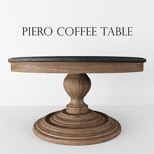3ds max coffe table piero