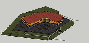 3d model choping center
