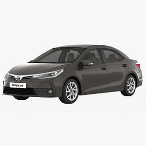 toyota corolla sedan 3d model