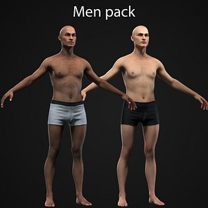 Men Pack Collection model