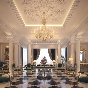 Elegant Living and Dining Room