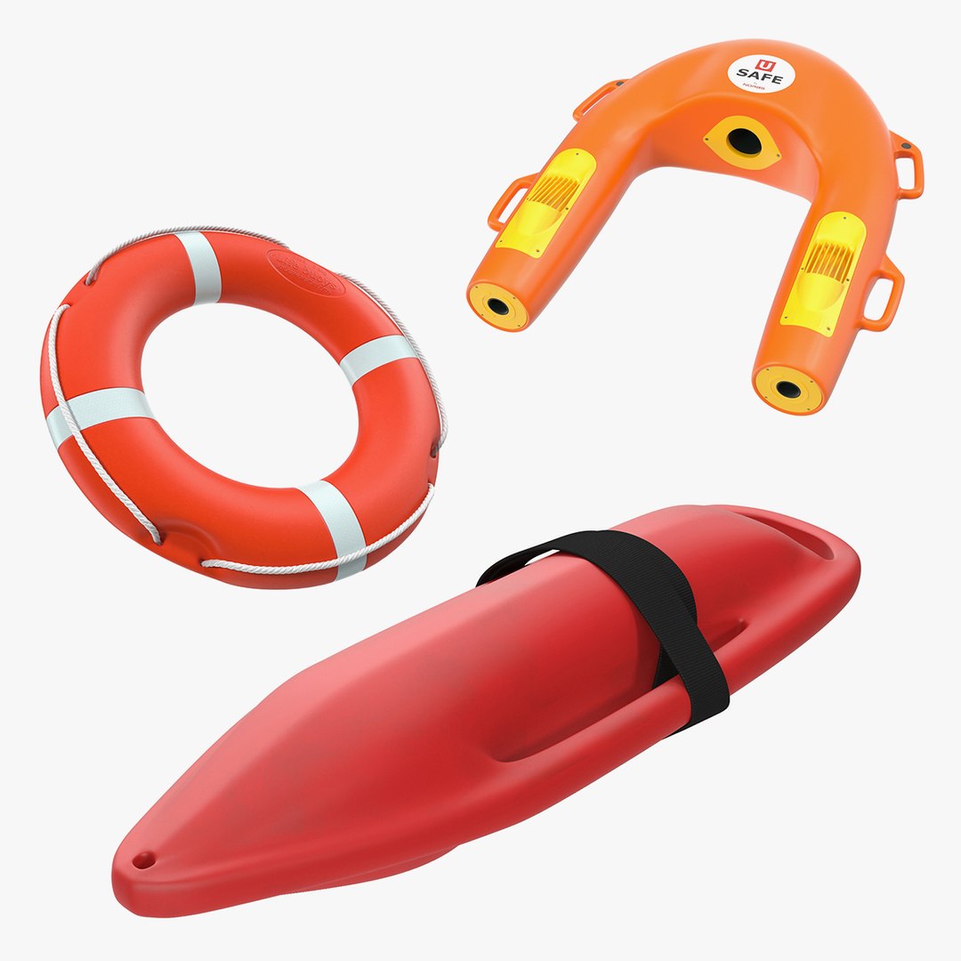 Life Buoys 3D Models Collection 3D model preview