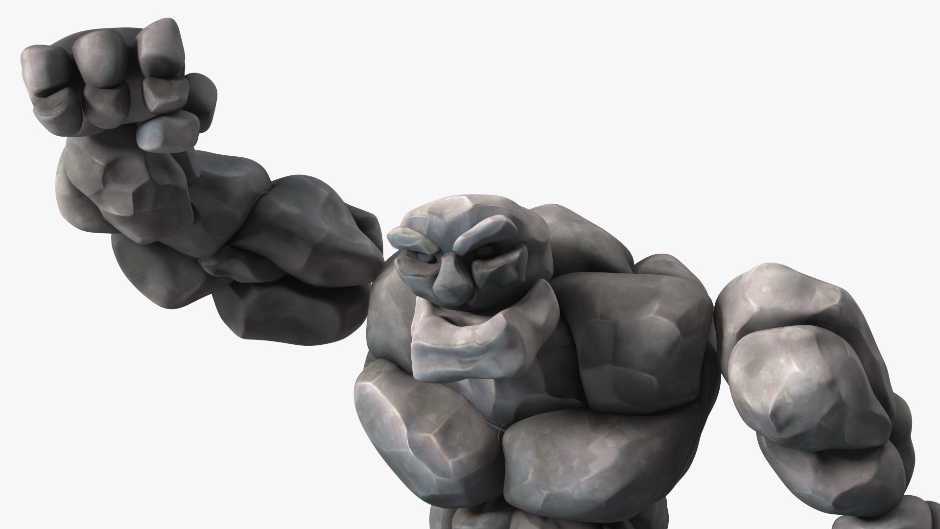 Cartoon Character Gray Stone Golem Happy Pose model https://p.turbosquid.com/ts-thumb/eW/OJkGdB/9I/cartooncharactergraystonegolemhappyposemb3dmodel011/jpg/1663574206/1920x1080/fit_q87/157cd1dc5487812c03d1c1c8364b9cbddb66e7af/cartooncharactergraystonegolemhappyposemb3dmodel011.jpg