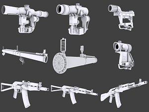 3d pack weapons gears