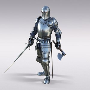 Full Plate Knight 2 rigged