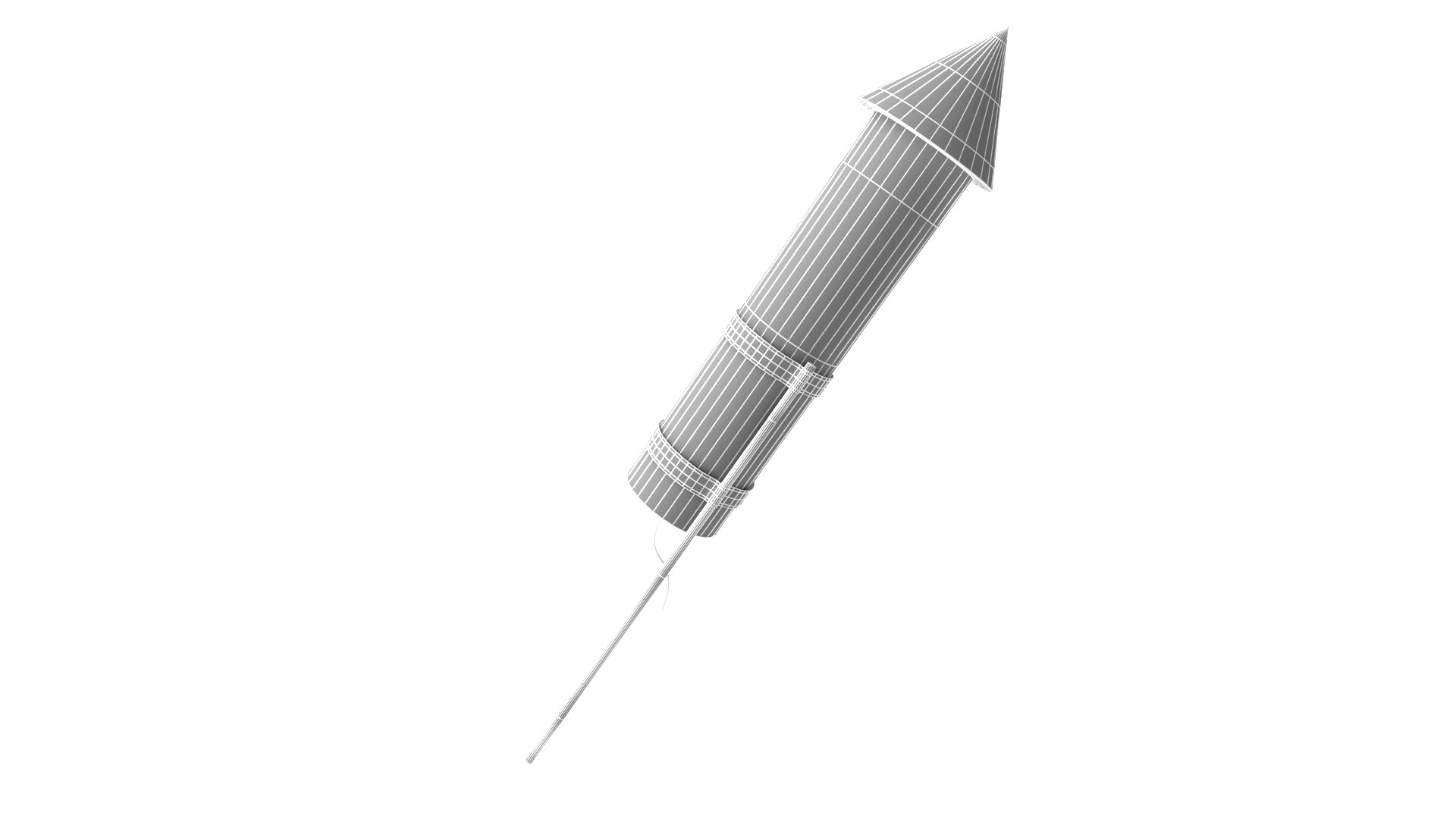 Firework Rocket 3D Model - TurboSquid 2125948