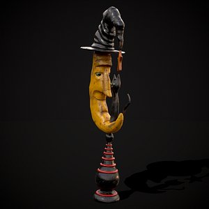 Moon and Cat 3D