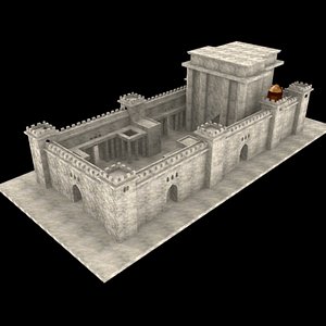 temple jerusalem century 3d model