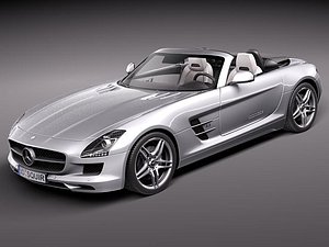 mercedes-benz sls 2012 luxury 3ds
