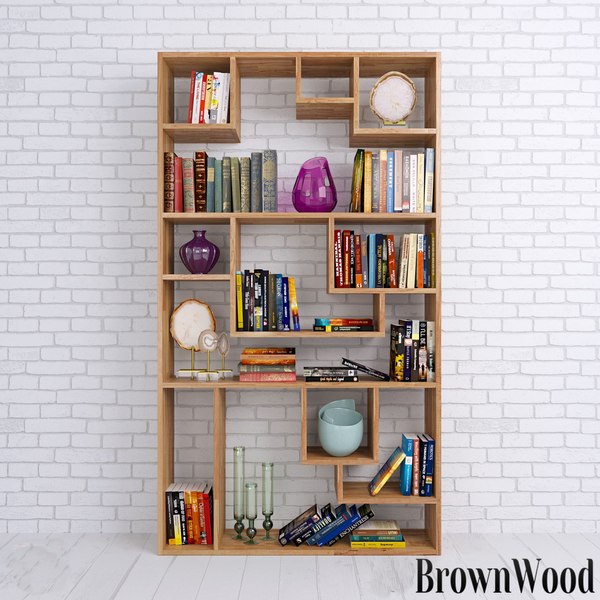 Books shelves decor set 3D - TurboSquid 1188936