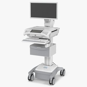 3D Capsa Healthcare Medication Computing Workstation model