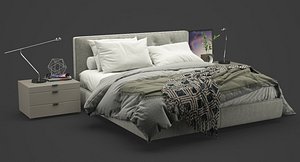 Modern Bed 01