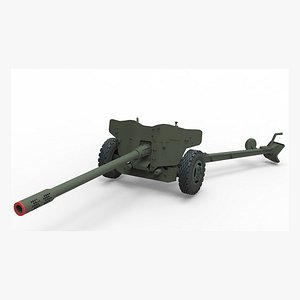 3D MT -12 Rapira 100mm model