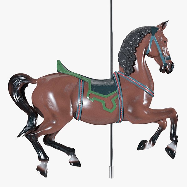 3D carousel horse model - TurboSquid 1274530