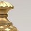 3D model finial curtai