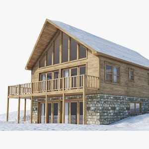 3D Chalet house