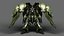 Sci-Fi robot  fighter kshatriya01 3D model