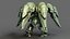 Sci-Fi robot  fighter kshatriya01 3D model