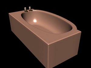 3d model bathtub