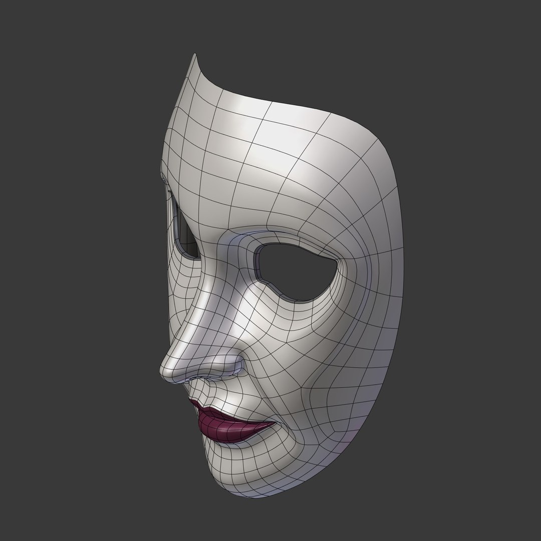 3D woman mask - TurboSquid 1547466