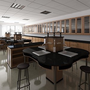 scientific laboratory classroom 3D