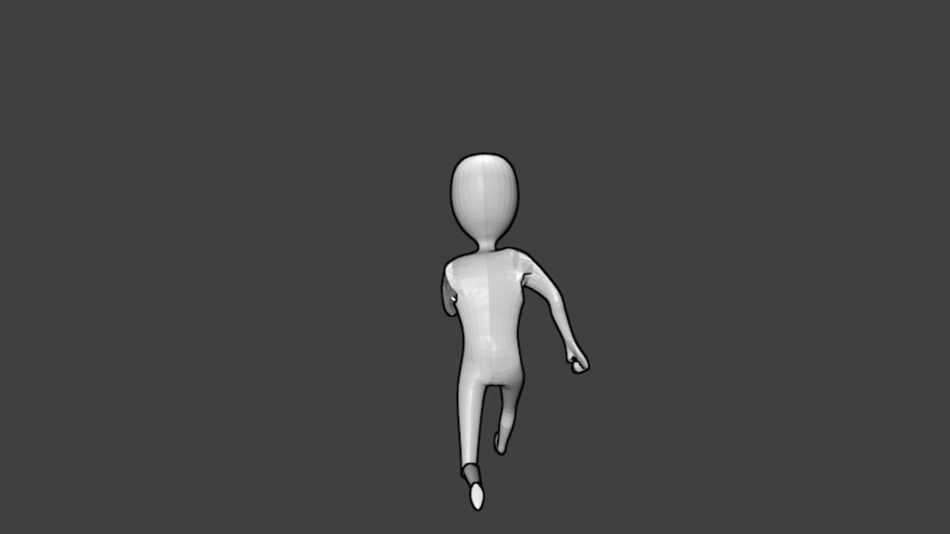 Base Mesh Animate Run Blend