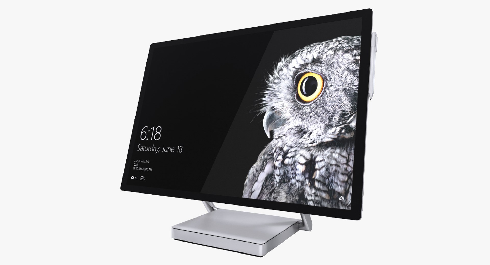 Microsoft Surface Studio 3D model preview