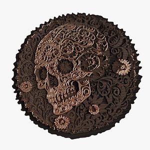 3D Printable Pirate Coin Ornamental Version 3D