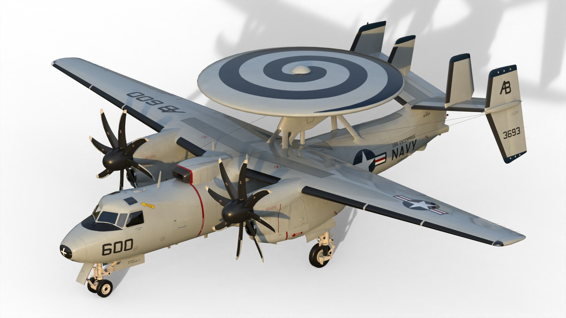 3D E-2 Hawkeye - TurboSquid 2028918