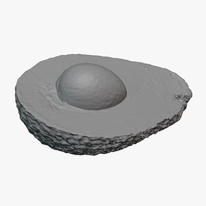 Half Avocado 01  - For 3D Print 3D