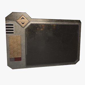 3D Sci-fi Touchpad 6 model