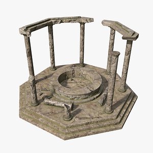 ancient ruin 3d obj