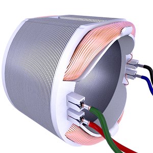 3D Professional Electric Motor Stator 41