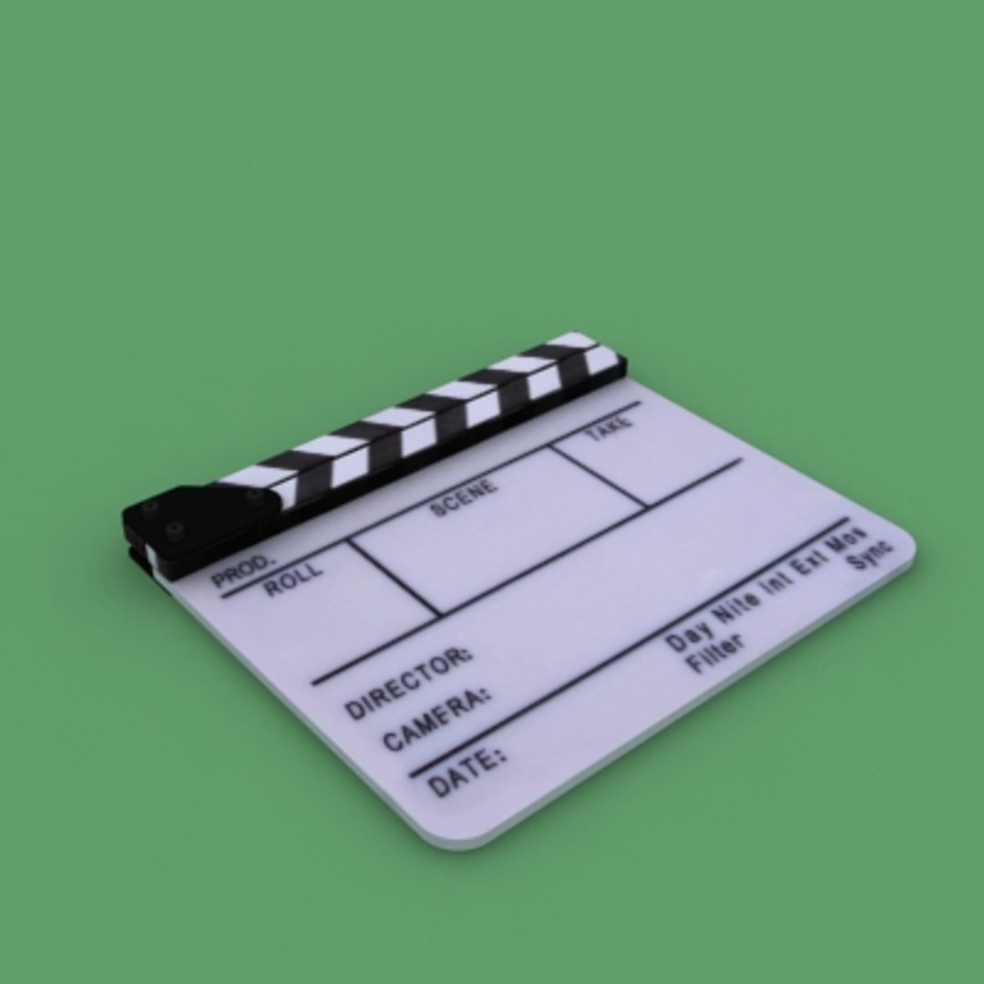 3d model of film slate clapboard https://p.turbosquid.com/ts-thumb/eX/O8QhBf/MogpWZKY/slate_11/jpg/1211314177/1920x1080/fit_q87/d1f56d0aa92d301ec308e4f92dc7841c20f04cce/slate_11.jpg