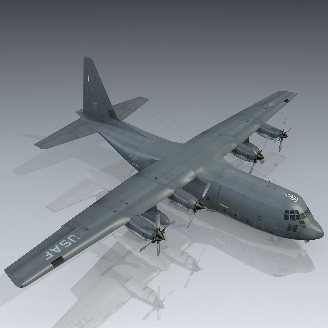 dark owl recon lockheed c-130 3d 3ds