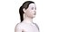Corpo femminile, scheletro e muscoli (Low Poly)