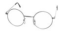Round Circle Frame Clear Lens Glasses