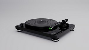 3D model Turntable Audio Technica - ATLPW50 BK