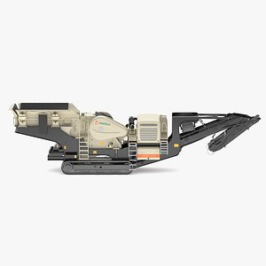 3D Lokotrack LT120 Mobile Jaw Crusher model