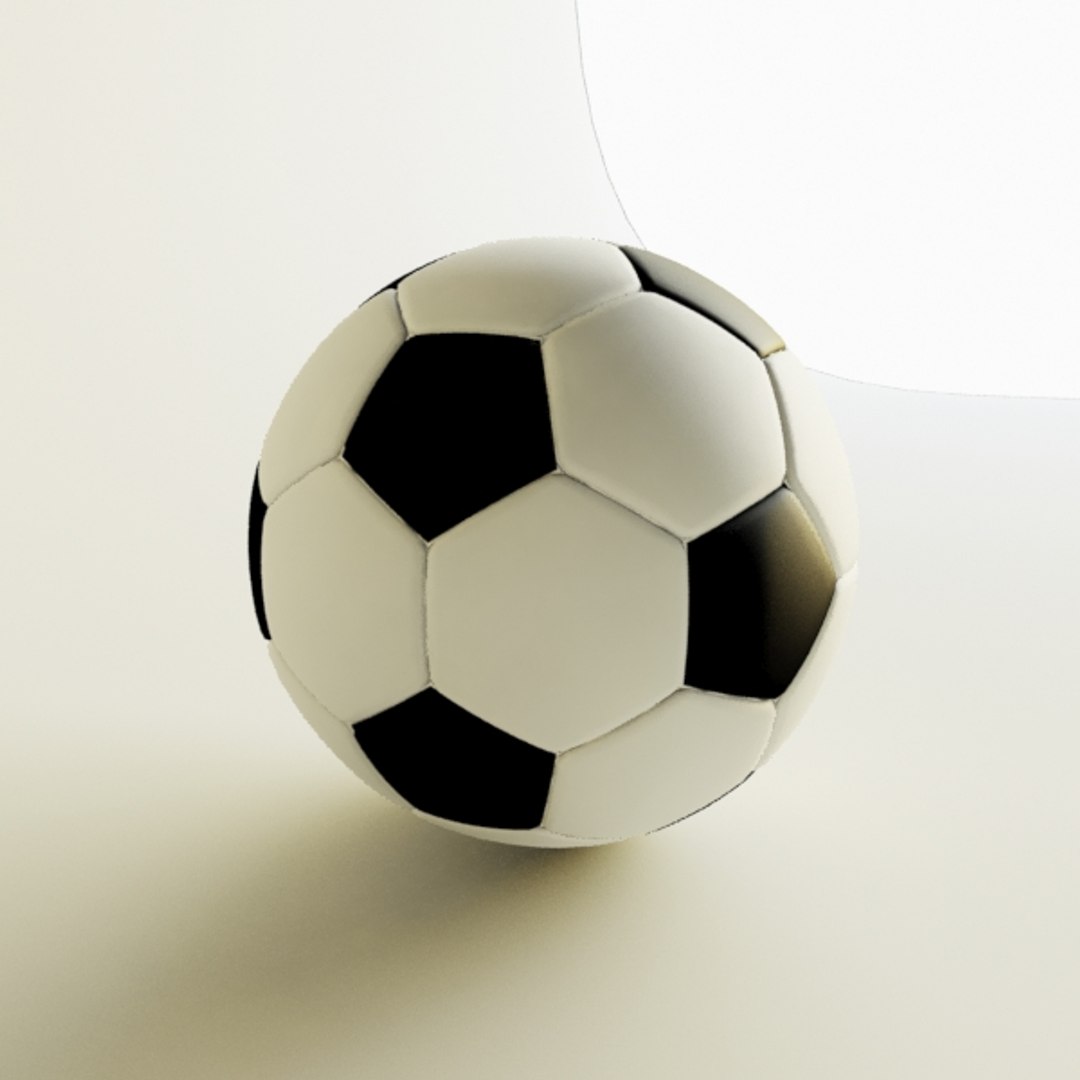 3d Model Of Icosahedron Football
