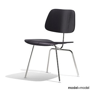 3d model dining chair metal dcm