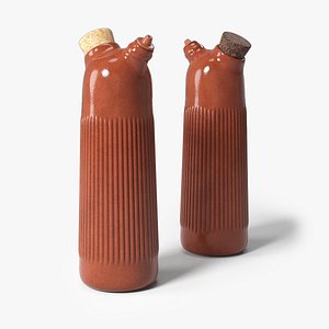 Normann Copenhagen Junto Oil Vinegar Bottles 3D model