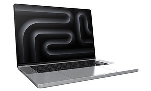 Apple Macbook Pro16 inch Silver 3D model