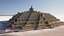 3D-Modell des buddhistischen Tempels Borobudur