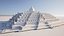 3D-Modell des buddhistischen Tempels Borobudur