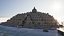 3D-Modell des buddhistischen Tempels Borobudur