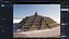 3D-Modell des buddhistischen Tempels Borobudur