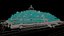 3D-Modell des buddhistischen Tempels Borobudur