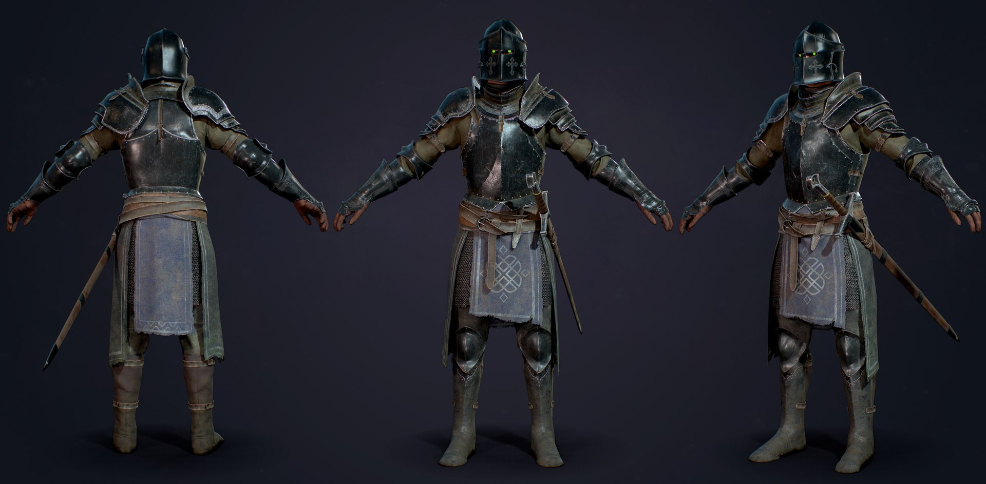 Knight Medieval 3D Model - TurboSquid 1452648